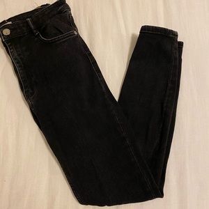 Zara high waisted skinny jeans